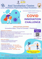 COVID INNOVATION CHALLENGE 2020 Innovation Challenge Poster